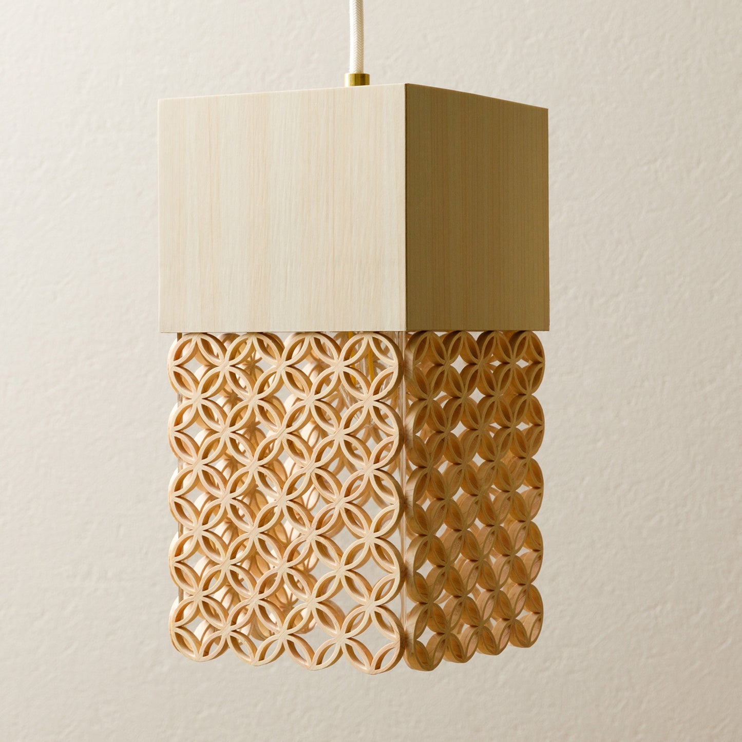 Hanakumiko pendant light lampshade (5 rows)