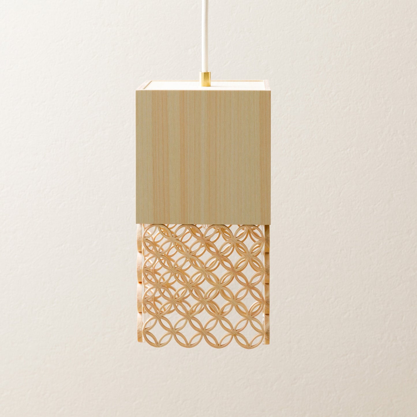 Hanakumiko pendant light lampshade (4 rows)