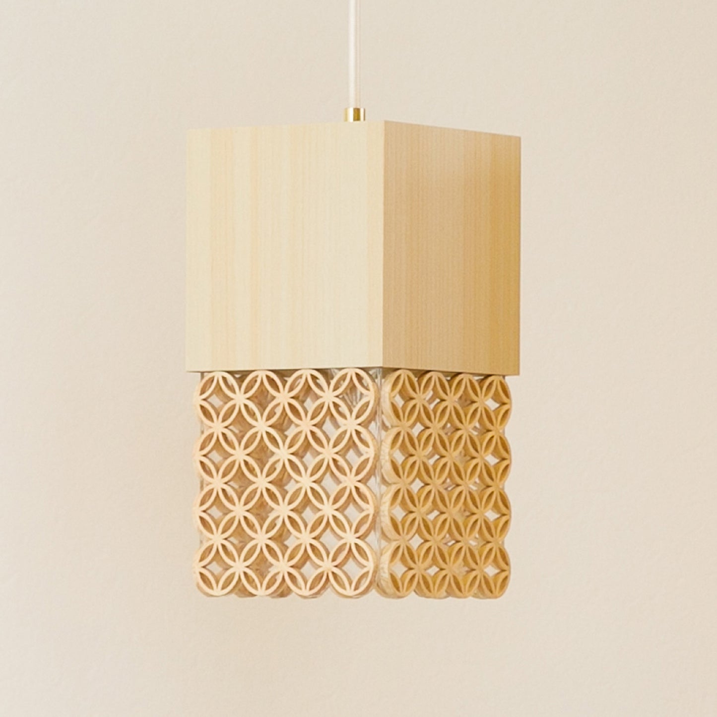 Hanakumiko pendant light lampshade (4 rows)