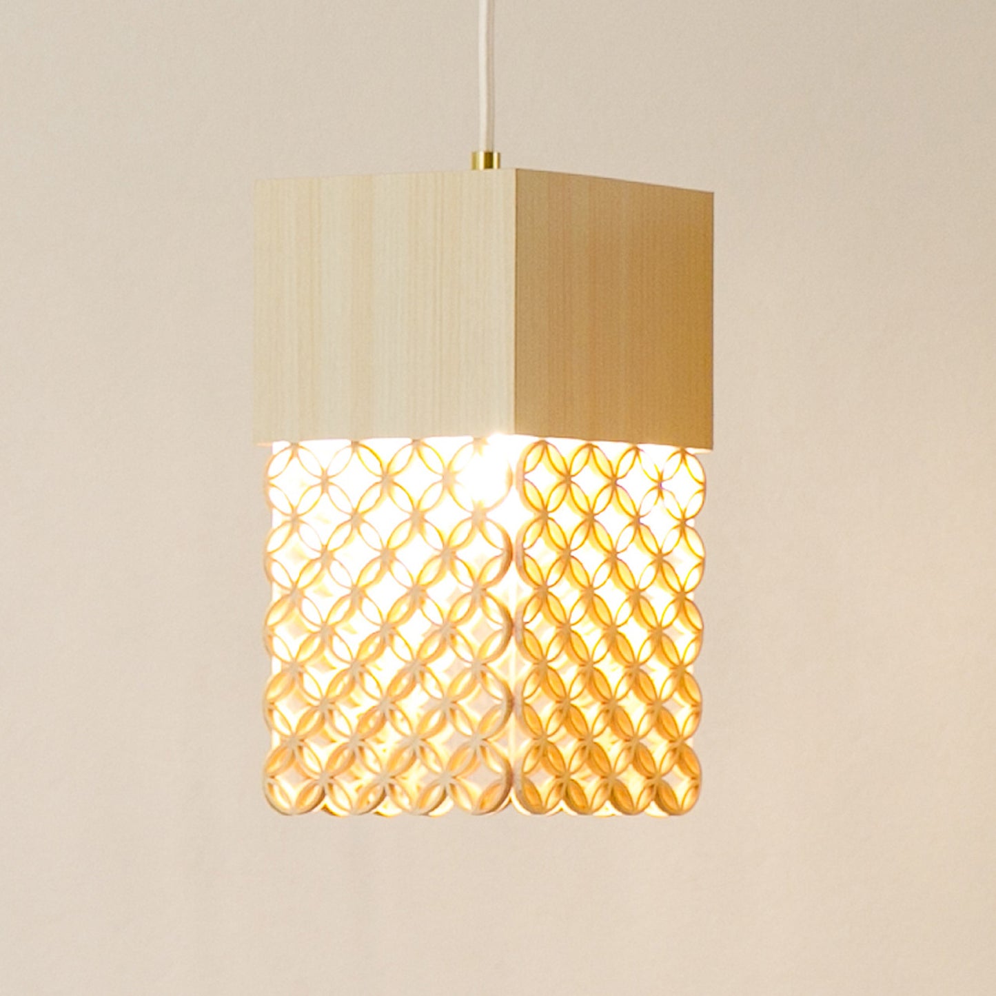 Hanakumiko pendant light lampshade (5 rows)