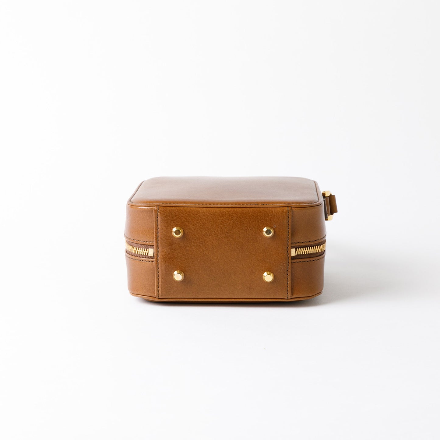 Hanakumiko minibag / Camel × Choco
