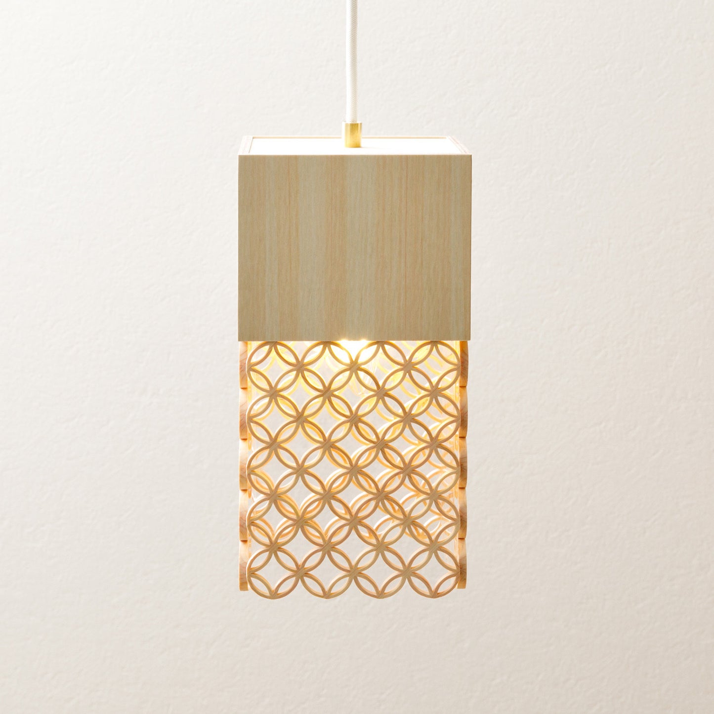 Hanakumiko pendant light lampshade (5 rows)