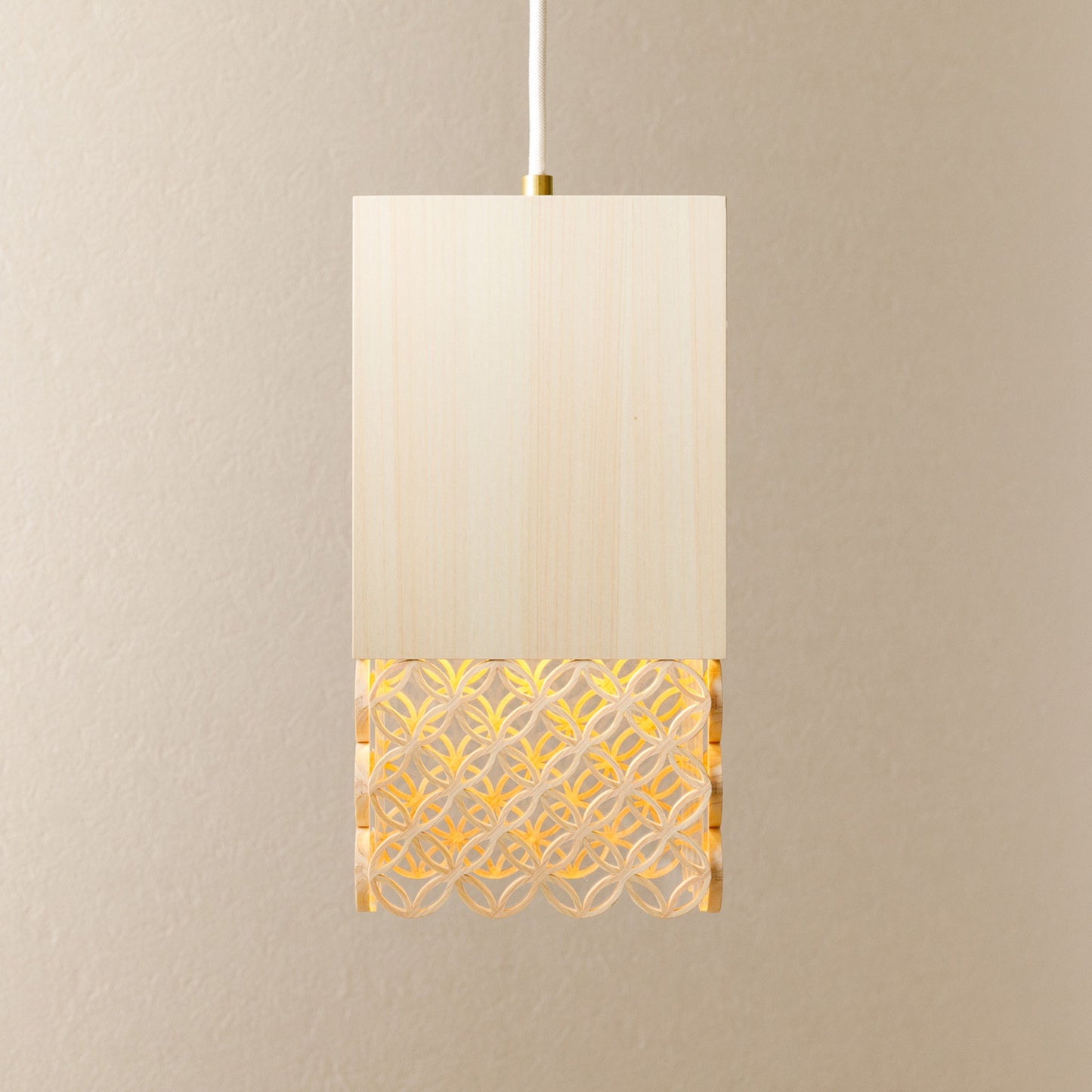 Hanakumiko pendant light lampshade (3 rows)