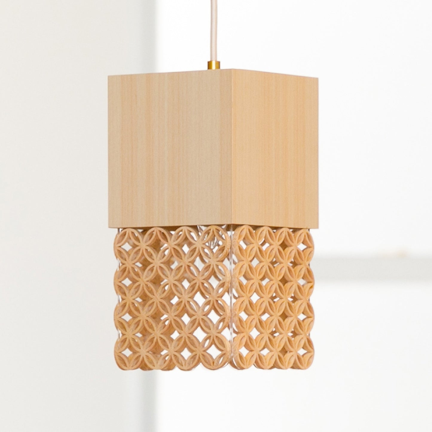 Hanakumiko pendant light lampshade (4 rows)