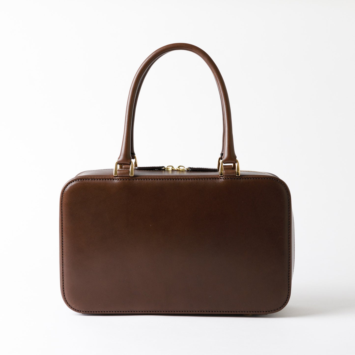 Hanakumiko handbag / Brown × Red