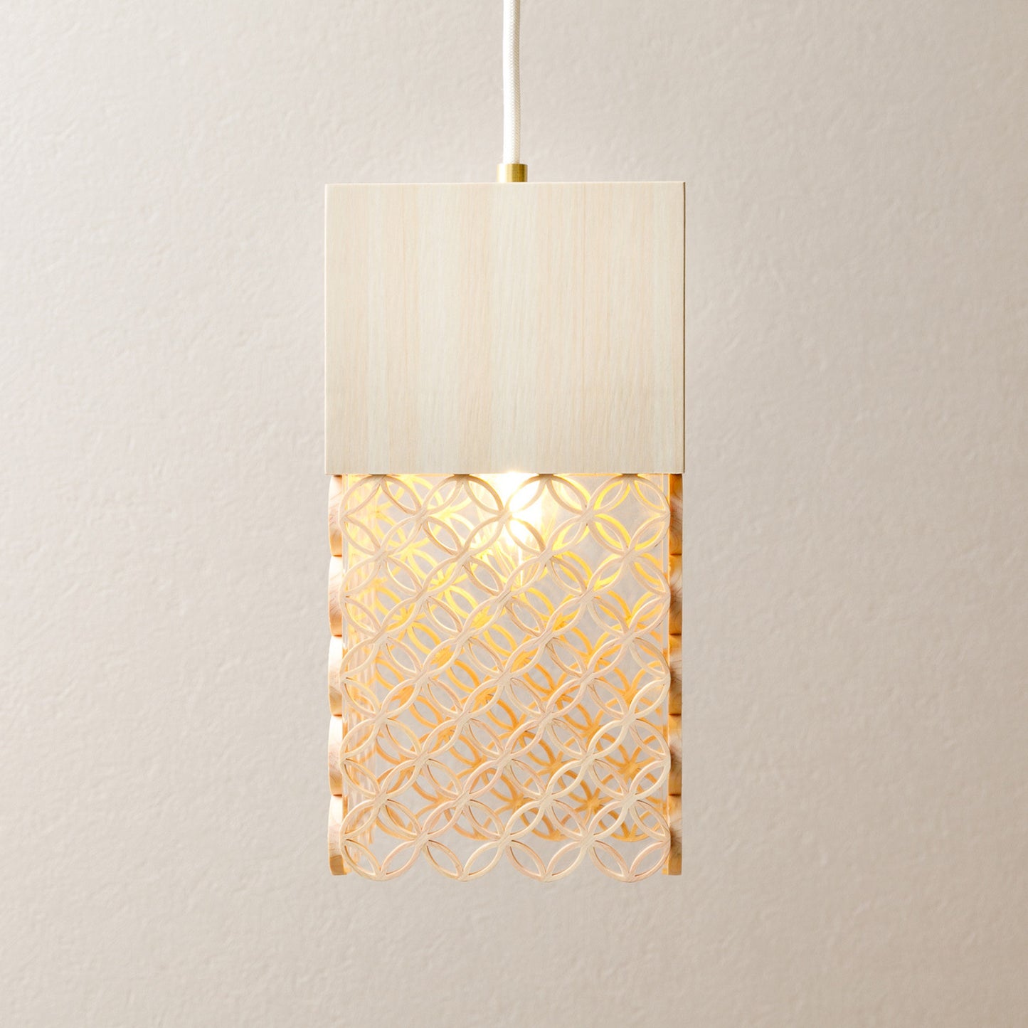 Hanakumiko pendant light lampshade (5 rows)