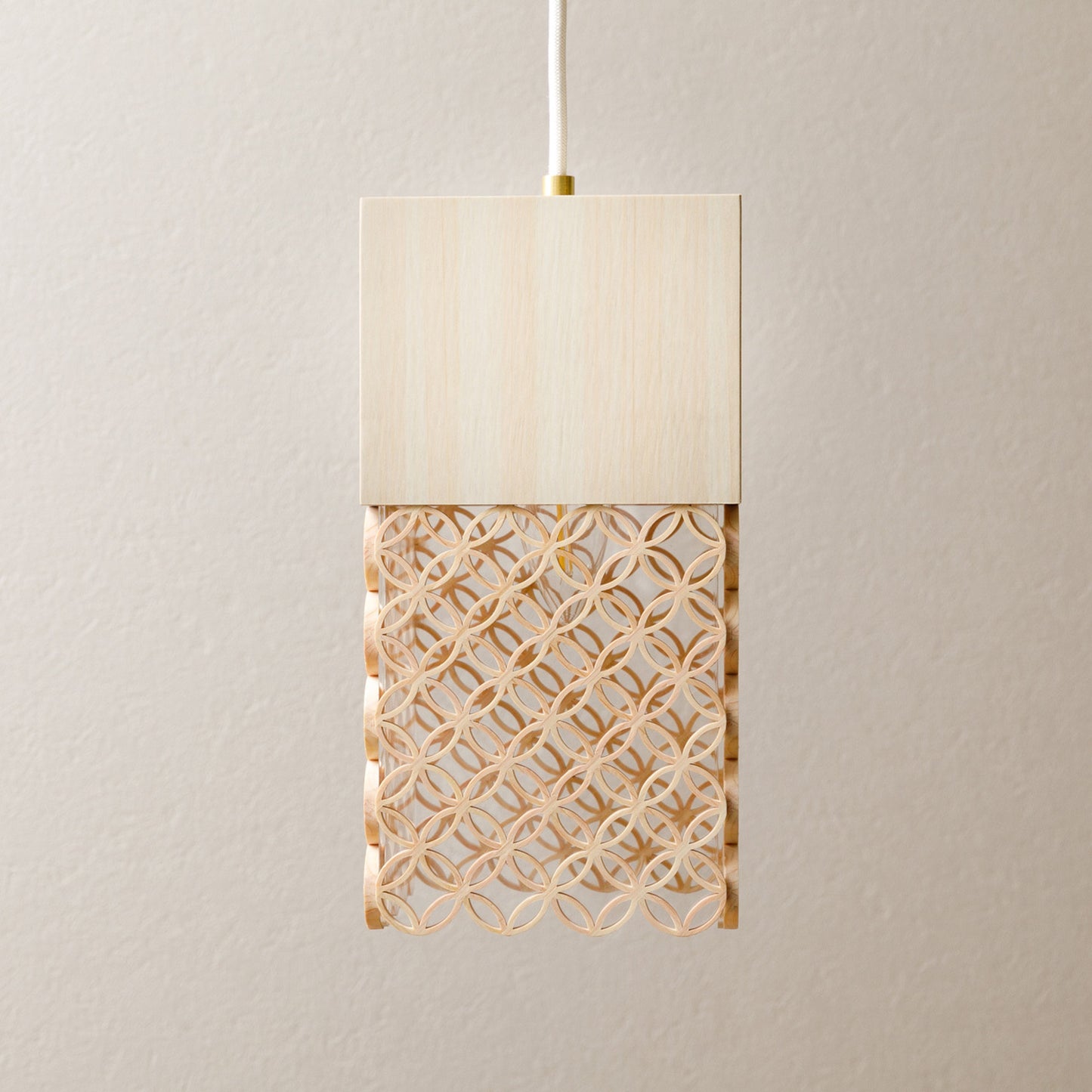 Hanakumiko pendant light lampshade (5 rows)