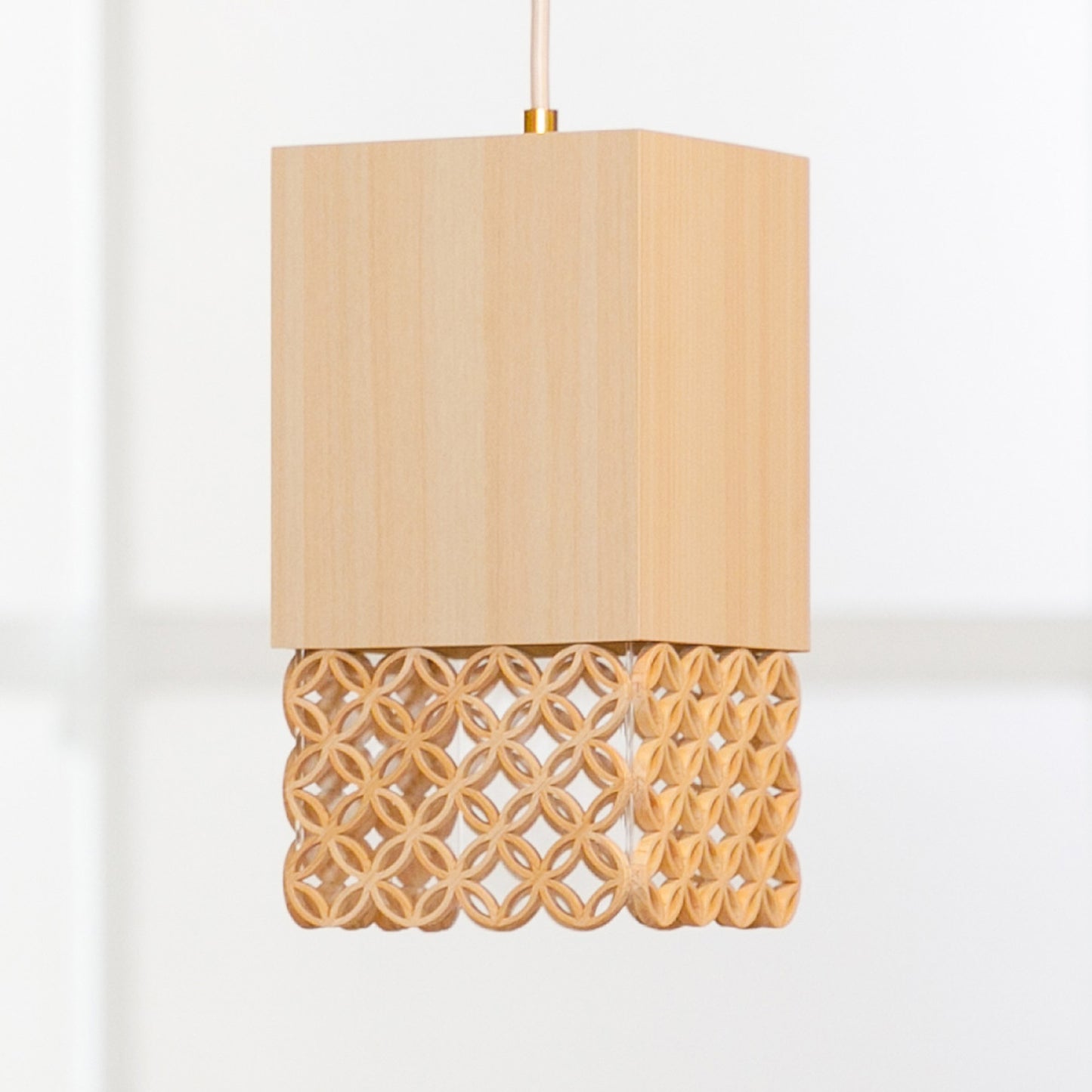 Hanakumiko pendant light lampshade (3 rows)