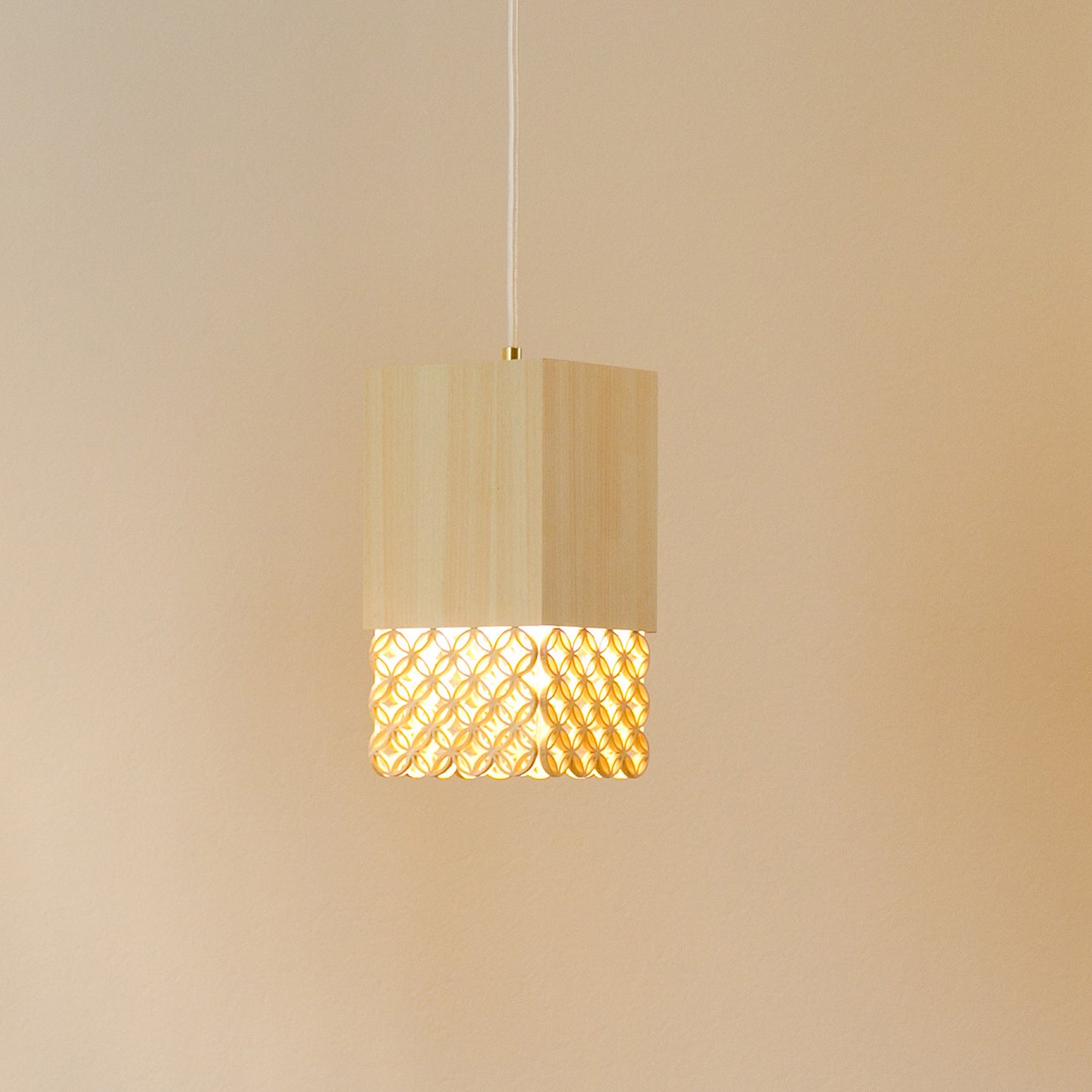 Hanakumiko pendant light lampshade (3 rows)