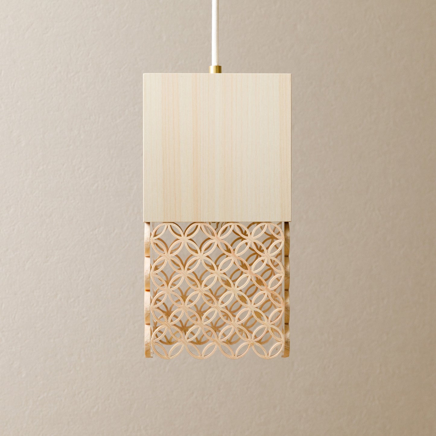 Hanakumiko pendant light lampshade (4 rows)