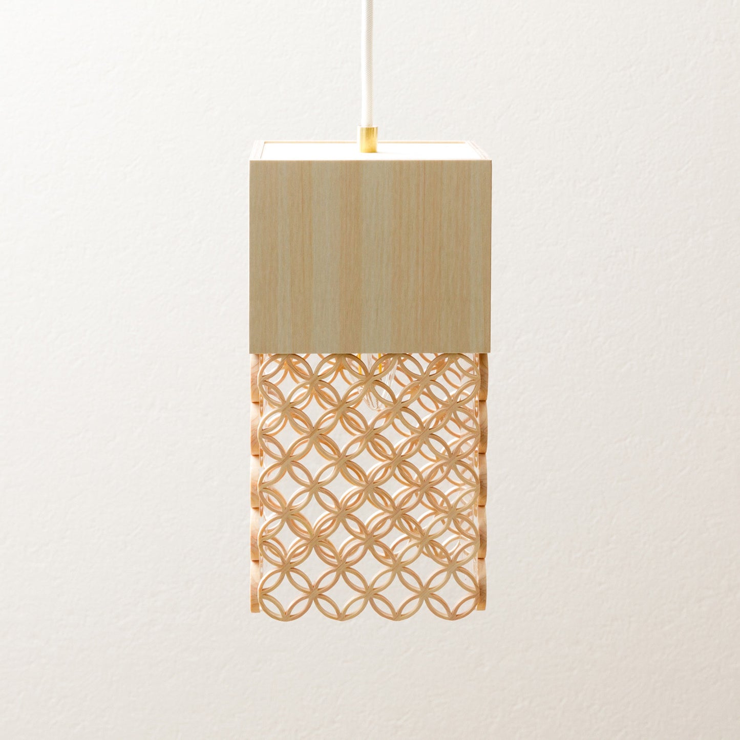 Hanakumiko pendant light lampshade (5 rows)