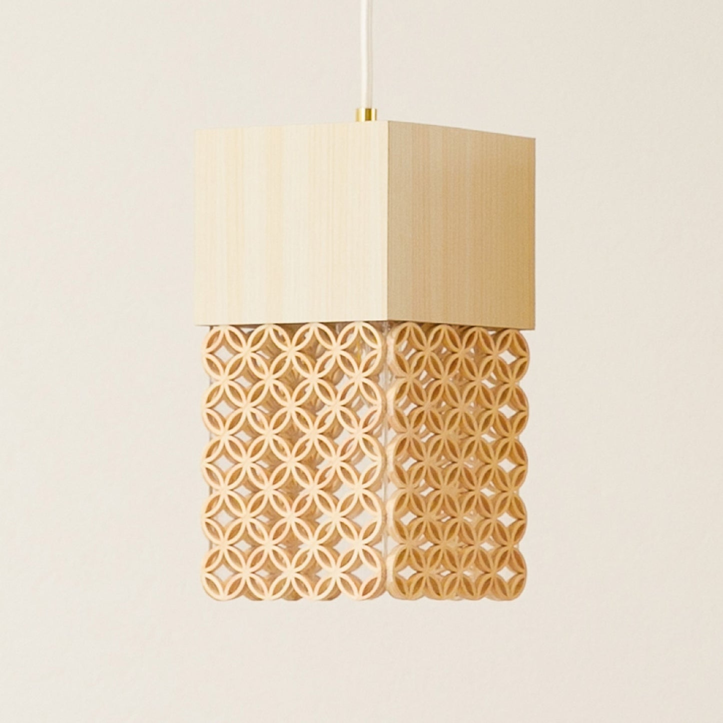Hanakumiko pendant light lampshade (5 rows)