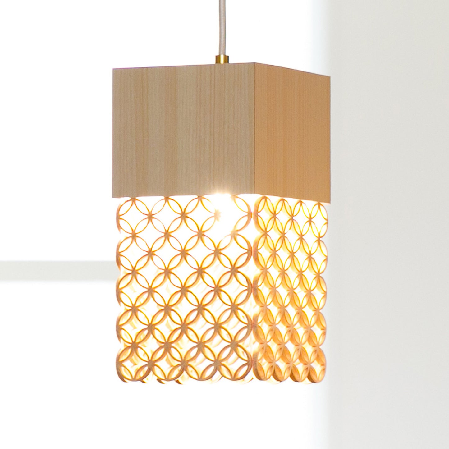Hanakumiko pendant light lampshade (5 rows)