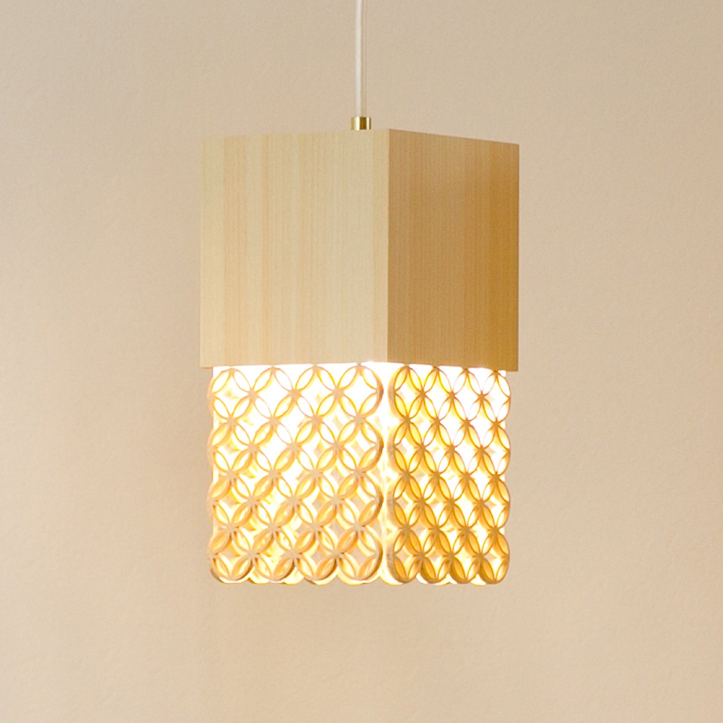 Hanakumiko pendant light lampshade (4 rows)