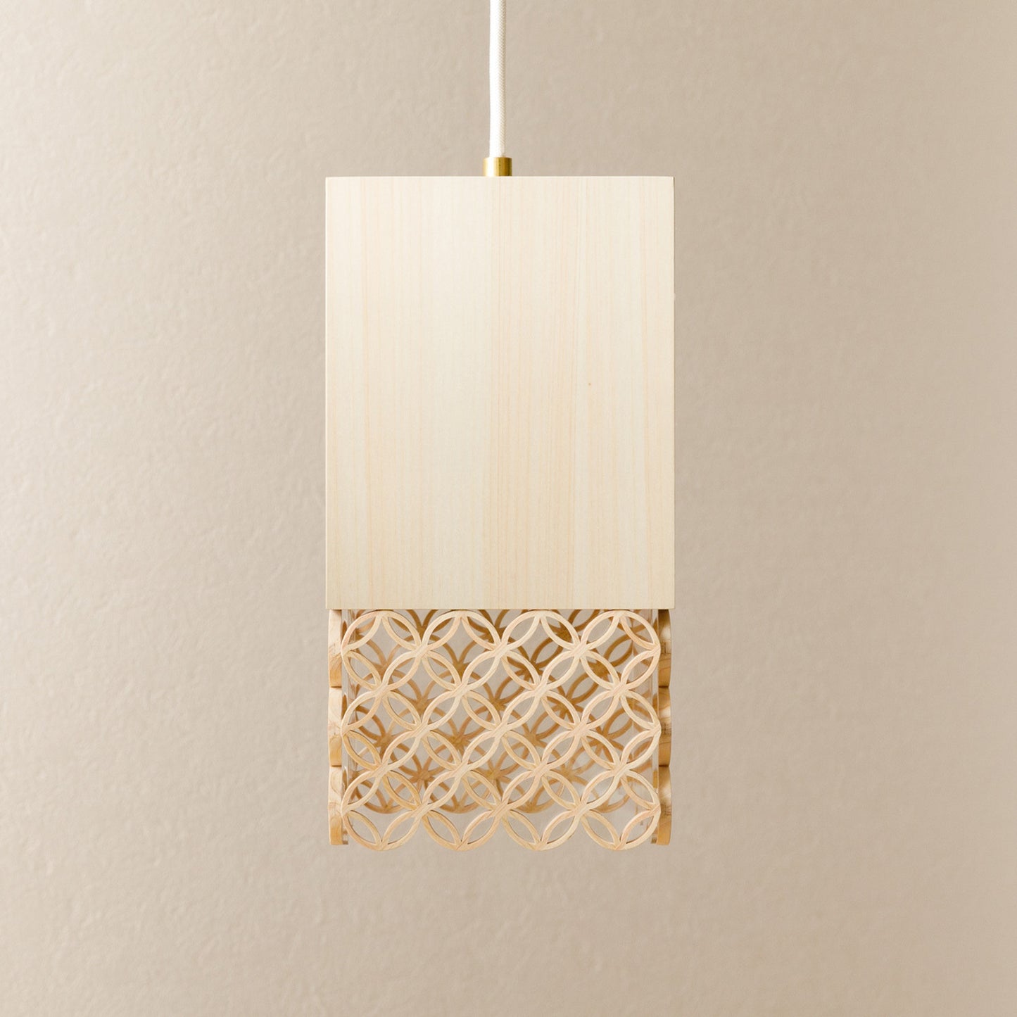 Hanakumiko pendant light lampshade (3 rows)