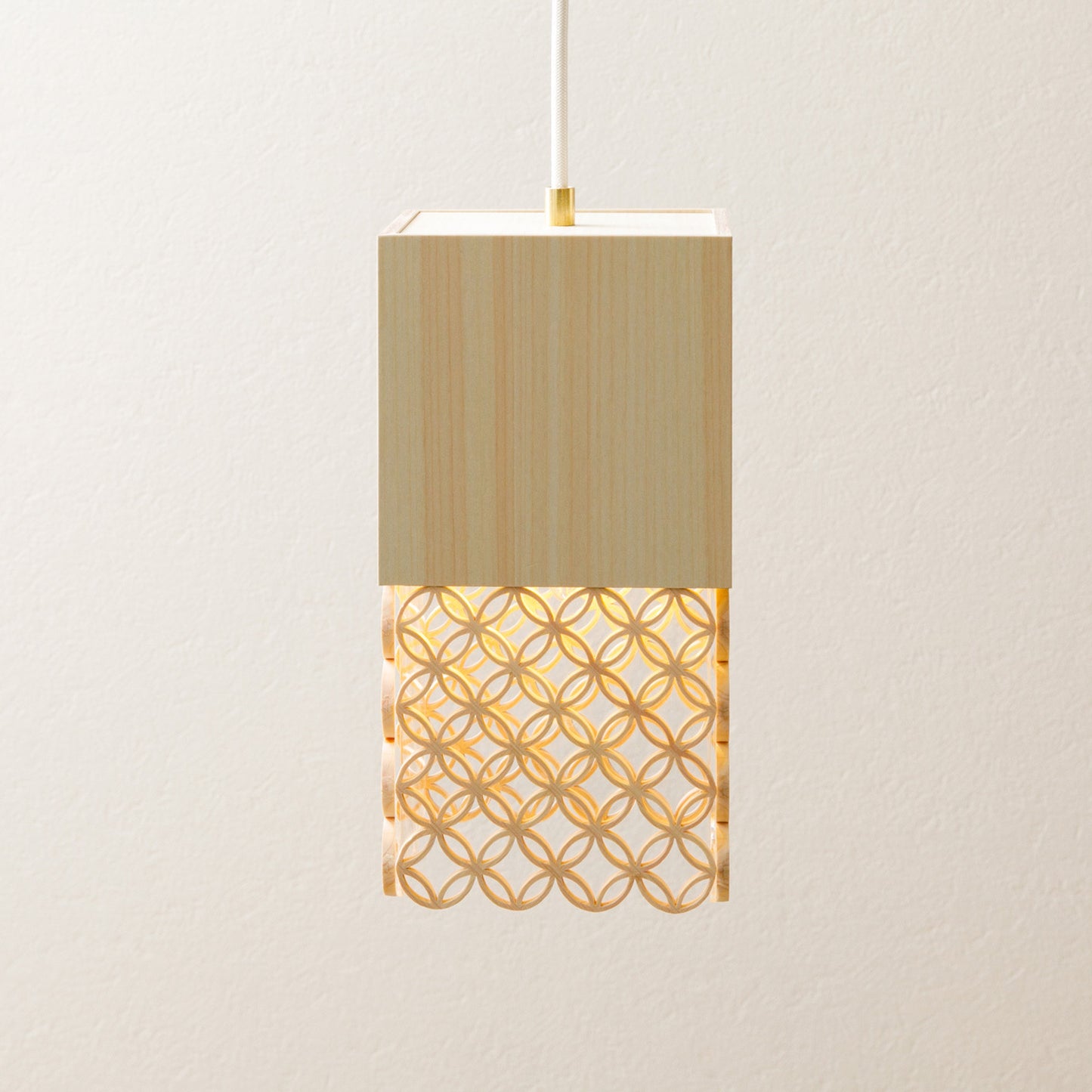 Hanakumiko pendant light lampshade (4 rows)